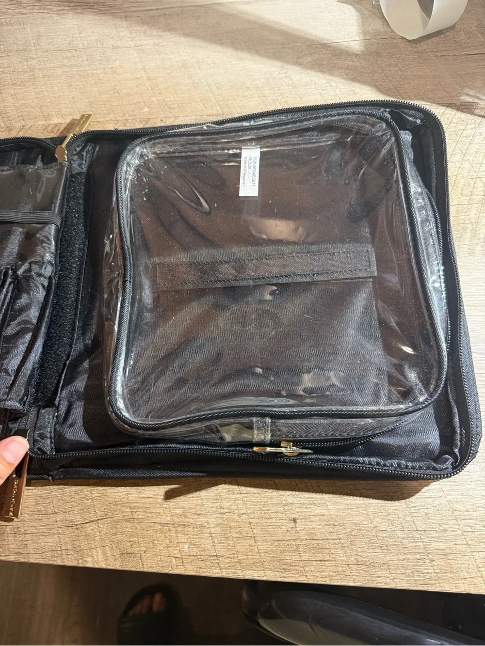 Tartan + Twine Black Makeup Cosmetic Organizer Case
